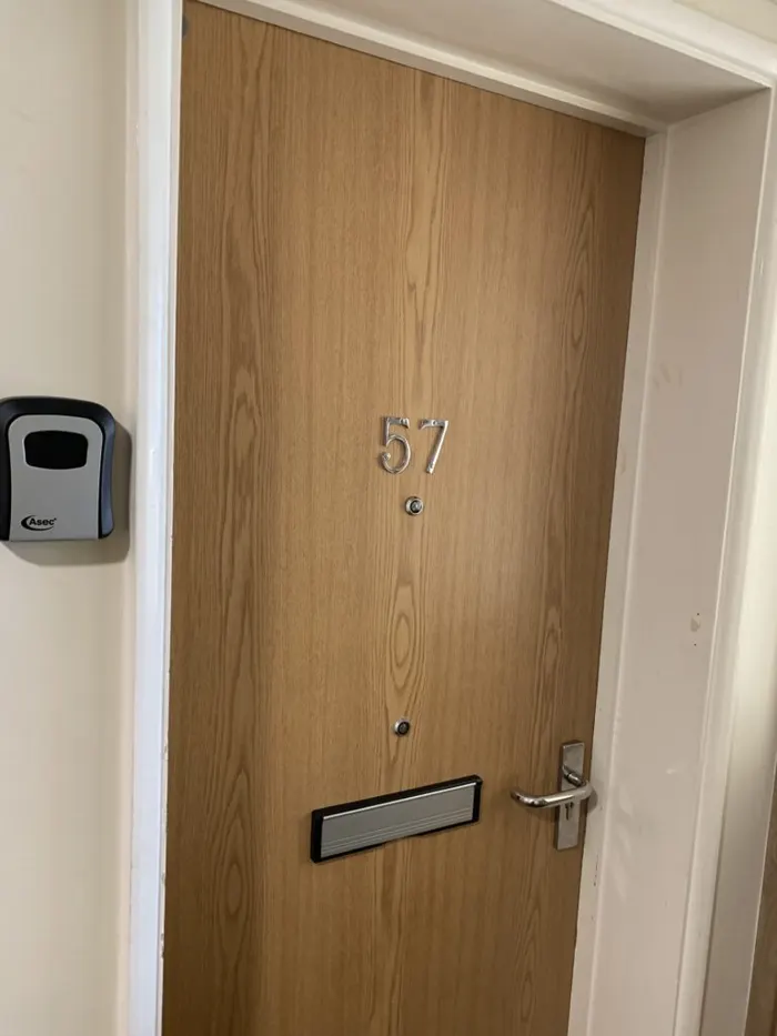 Key safe installed at an apartment block by IMA Locksmith