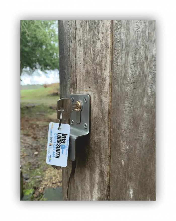 New anti-snap euro cylinder fitted flush with the escutcheon